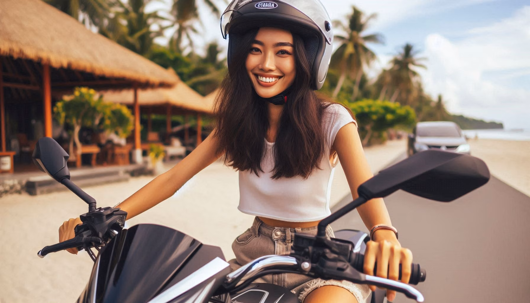 Kuta Yamaha motorbike rental