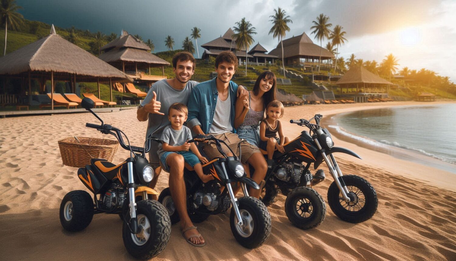 Family-Friendly Thrilling Adventures: Kubu Motorbike Rental for All Ages