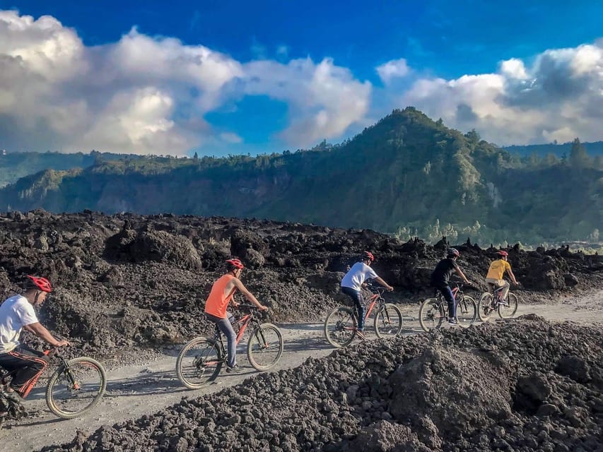 Mount Batur Black Lava Cycling Tour in Kintamani Bali